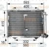 BEHR HELLA SERVICE 8FC 351 036-011 Condenser, air conditioning